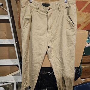 US Expedition Cargo Pants Mens 36x34 Beige Utility Military Outdoor Workwear